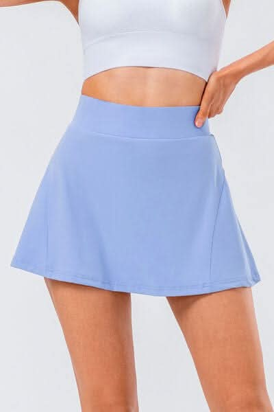 High Waist Pleated Active Skirt - LustMia