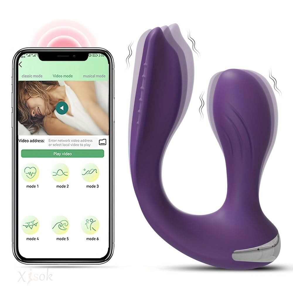 1pc APP Control Wearable Vibrator For Women Butt Plug G Spot Dildo Prostate Massager Wearable Anal Plug Sex Toys For Adults Couples - LustMia