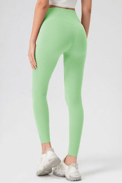 High Waist Skinny Active Pants - LustMia