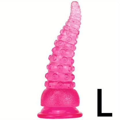 1pc High - quality Soft PVC Octopus Tentacle Butt Plug Dildo, Creative Shape Anal Plug With Powerful Suction Cup, Sex Toy For Men And Women - LustMia