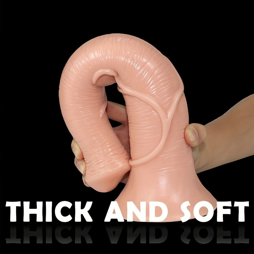 1pc Black Horse Dildo Realistic Animal Dildos With Suction Cup Monster Butt Plug Anal Plug Anal Sex Toys For Men Women Lesbian Gay Pleasure - LustMia