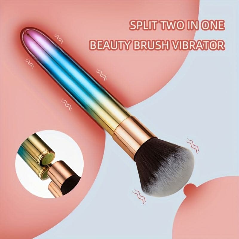 1pc Makeup Brush Bullet Vibrator Clitoris Nipple Stimulator Vaginal Stimulation Massager G - Spot Vibrator Bullet Sex Toys For Women Adult Supplies - LustMia