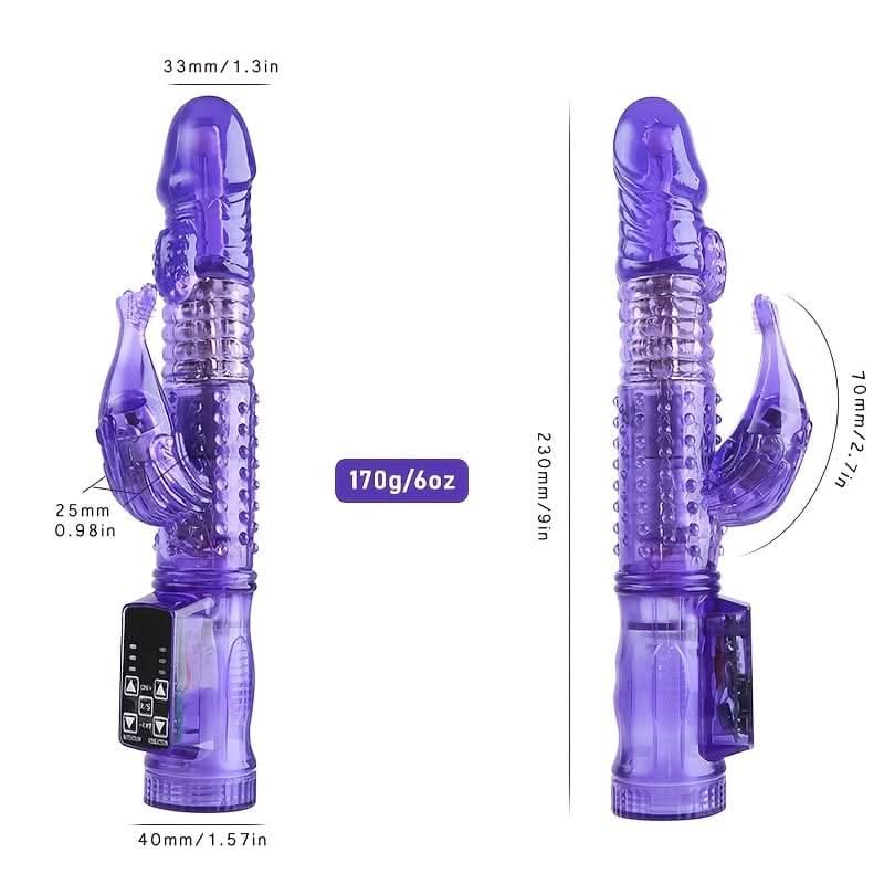 Thrusting GSpot Rabbit Vibrator for Women - LustMia