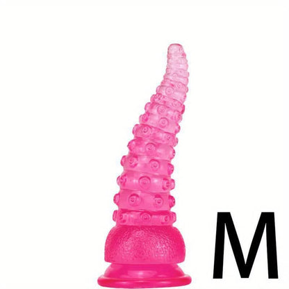 1pc High - quality Soft PVC Octopus Tentacle Butt Plug Dildo, Creative Shape Anal Plug With Powerful Suction Cup, Sex Toy For Men And Women - LustMia