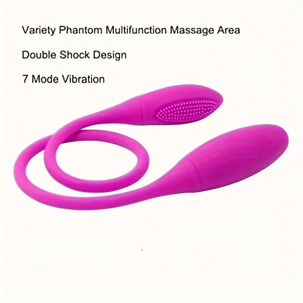 Double Head Vibrator Egg Toy Powerful G Spot Stimulator Vibrators Dildo Women Clitoris Plug Anal Soft Masturbator Sex Toys For Couple Women Men - LustMia