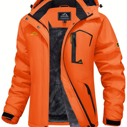 Winter Storm Chaser Jacket - Waterproof Insulated Thermal Fleece Lined Coat - Women - LustMia