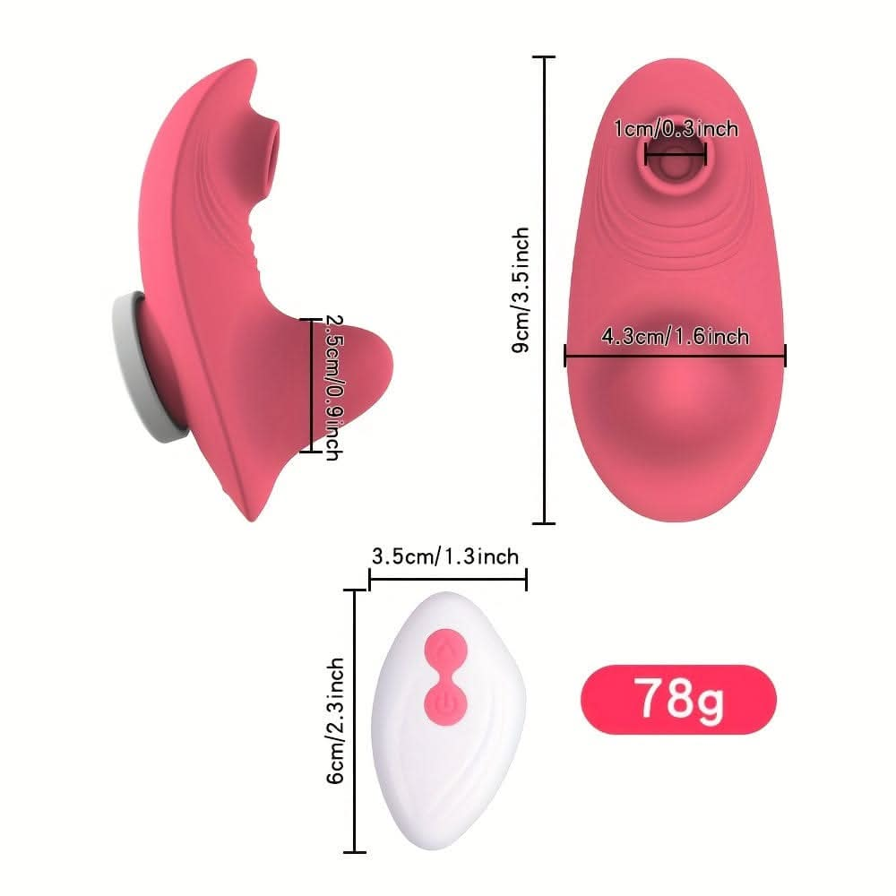 RemoteControlled Wearable Butterfly Vibrator with Discreet Design - LustMia