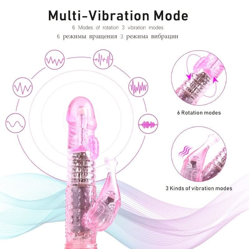 Thrusting GSpot Rabbit Vibrator for Women - LustMia