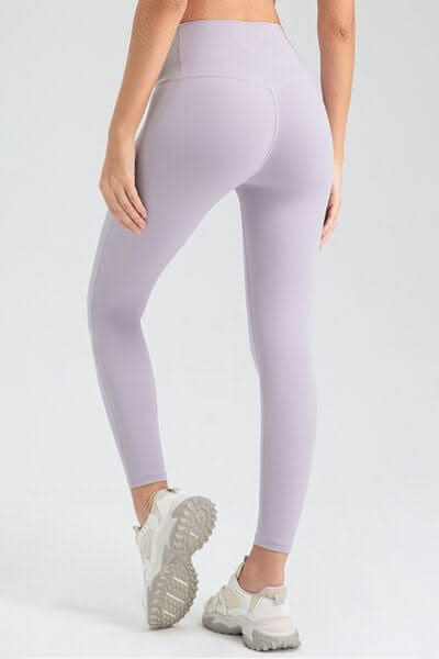 High Waist Skinny Active Pants - LustMia