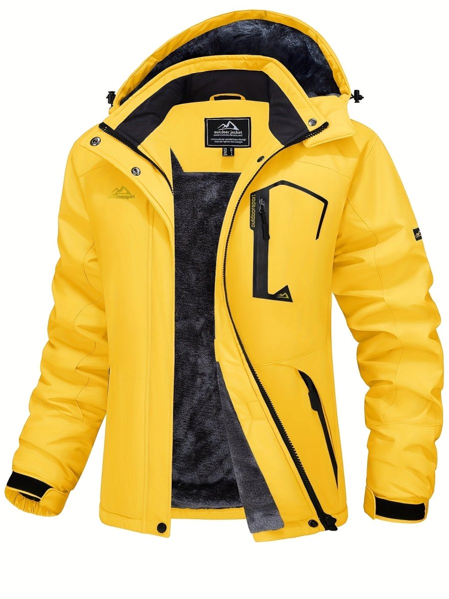 Winter Storm Chaser Jacket - Waterproof Insulated Thermal Fleece Lined Coat - Women - LustMia