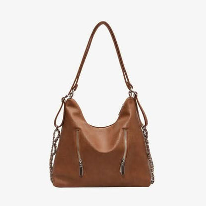 PU Leather Tote Bag - LustMia