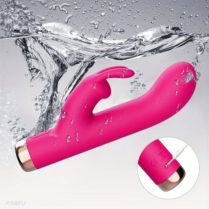 Ultimate Pleasure Rabbit Vibrator Waterproof USB Rechargeable 10 Modes - LustMia