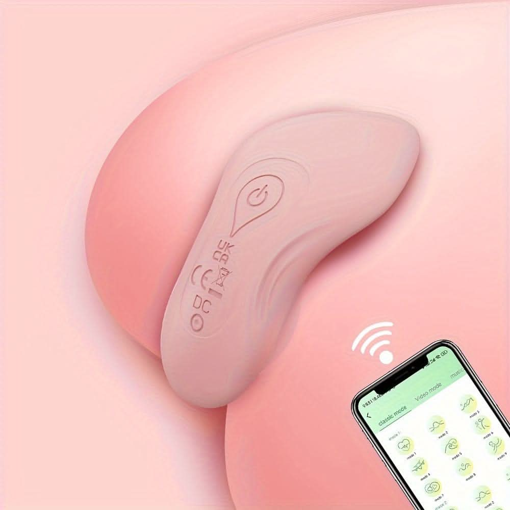 UltraThin Wearable Vibrator AppControlled Discreet Ergonomic - LustMia