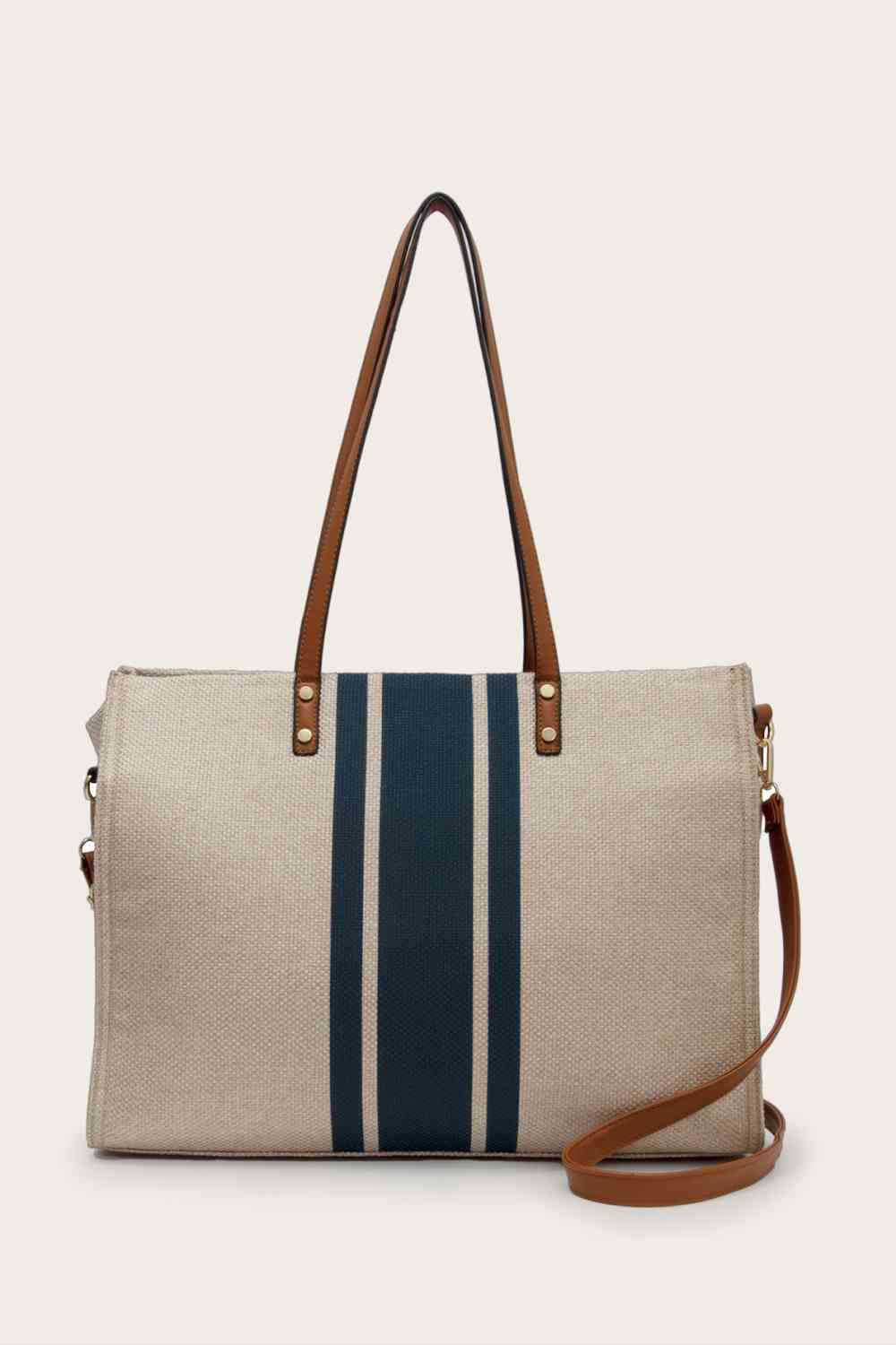 Striped Tote Bag - LustMia