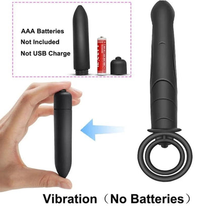 Double Penetration Dildo Anal Prostate Penis Cock Ring Vibrator Sex Toys For Woman Strap On Penis Butt Plug Sex Tooys for Men - LustMia