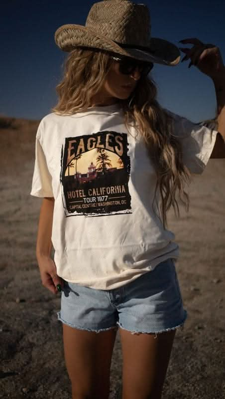 Eagles Hotel California Music Fest Tee - LustMia