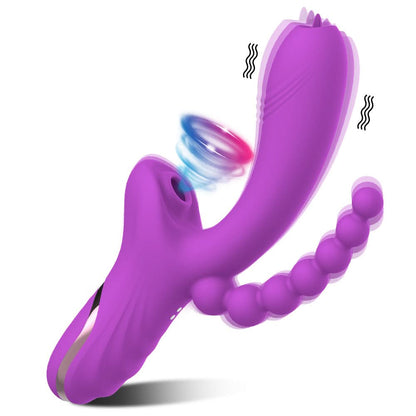 1pc Fully Automatic Rechargeable Vibrator, High - power Female AV Vibrator, Waterproof Adult Toy Sex Toys For Couples - LustMia