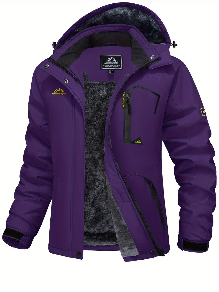 Winter Storm Chaser Jacket - Waterproof Insulated Thermal Fleece Lined Coat - Women - LustMia