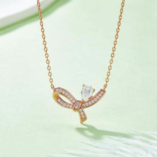 Moissanite 925 Sterling Silver Necklace - LustMia