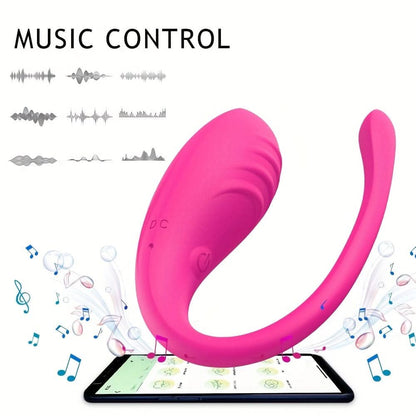 Single Wearable Panty Vibrator with APP Control for Couples - LustMia