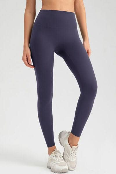 High Waist Skinny Active Pants - LustMia