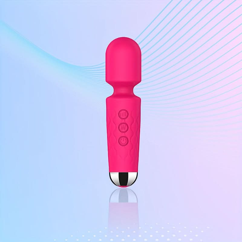 1pc AV Stick Vibrator Adult Sex Products, Women's Multi - functional USB Rechargeable Handheld Body Massager, Clitoral G - spot Vibrator Women's Sex Toy, 20 - frequency Strong Vibration Mini Flirting Massage Stick Masturbation Vibrator - LustMia