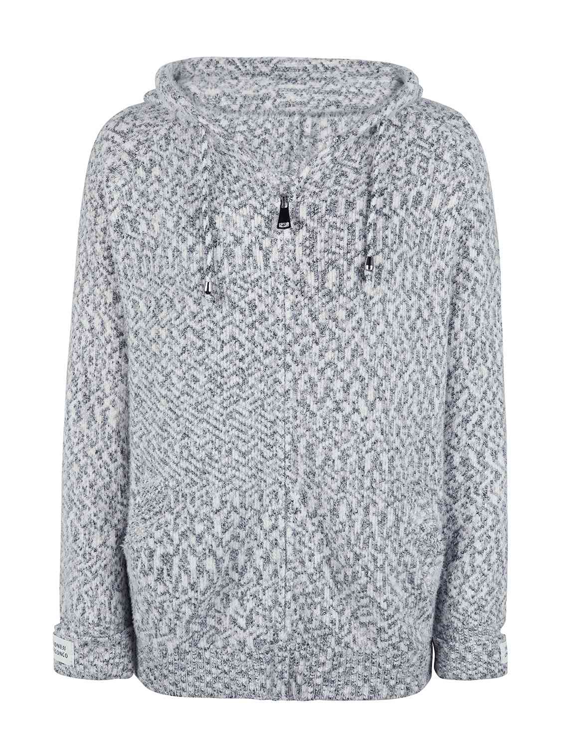 Zip - Up Hooded Sweater - LustMia