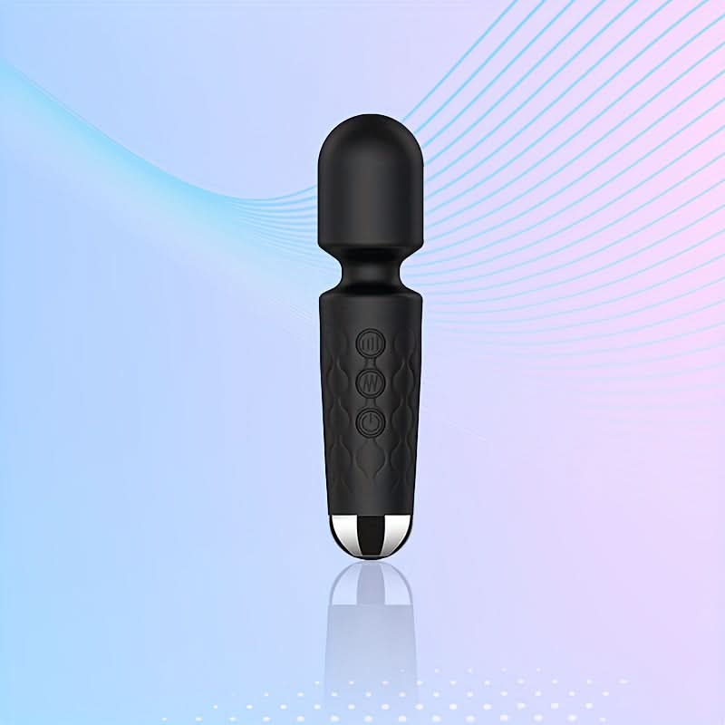 1pc AV Stick Vibrator Adult Sex Products, Women's Multi - functional USB Rechargeable Handheld Body Massager, Clitoral G - spot Vibrator Women's Sex Toy, 20 - frequency Strong Vibration Mini Flirting Massage Stick Masturbation Vibrator - LustMia