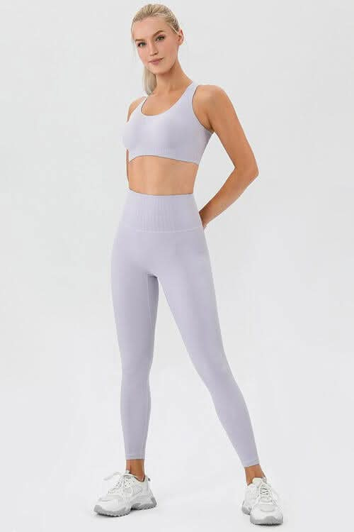 High Waistband Active Leggings - LustMia