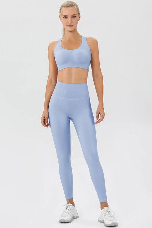 High Waistband Active Leggings - LustMia