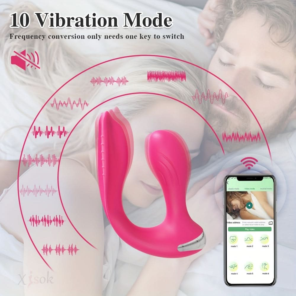 1pc APP Control Wearable Vibrator For Women Butt Plug G Spot Dildo Prostate Massager Wearable Anal Plug Sex Toys For Adults Couples - LustMia