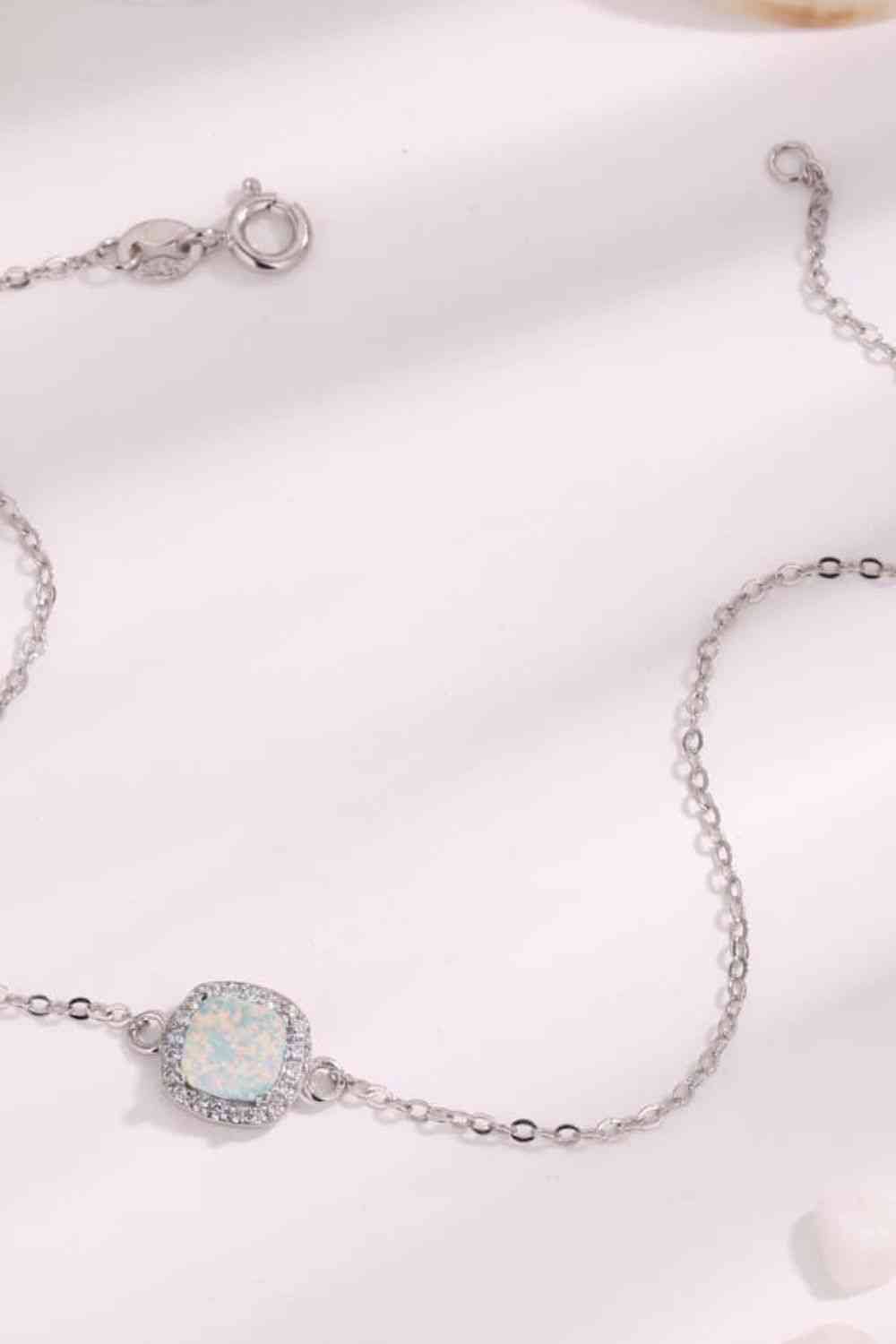 Opal Platinum - Plated Bracelet - LustMia