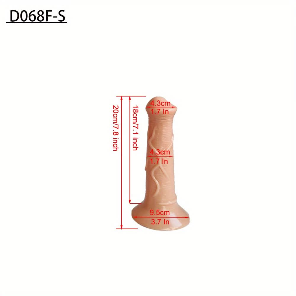 1pc Black Horse Dildo Realistic Animal Dildos With Suction Cup Monster Butt Plug Anal Plug Anal Sex Toys For Men Women Lesbian Gay Pleasure - LustMia