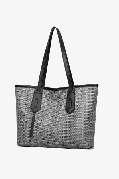 PU Leather Tote Bag - LustMia