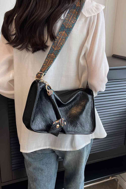 Adored PU Leather Shoulder Bag - LustMia