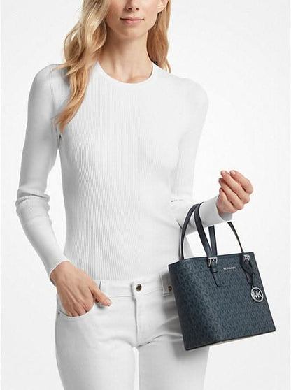 MICHAEL KORS Jet Set Travel Extra - Small Logo Top - Zip Tote Bag - LustMia