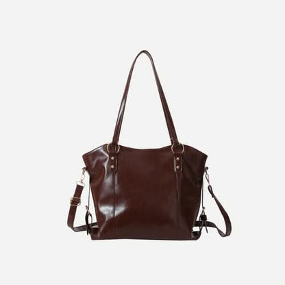 PU Leather Tote Bag - LustMia