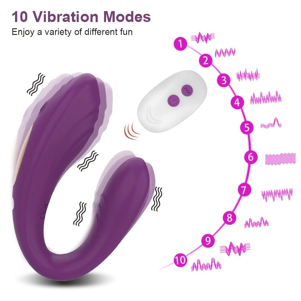 Revolutionary Rechargeable Vibrator for Couples Wireless Waterproof Powerful - LustMia