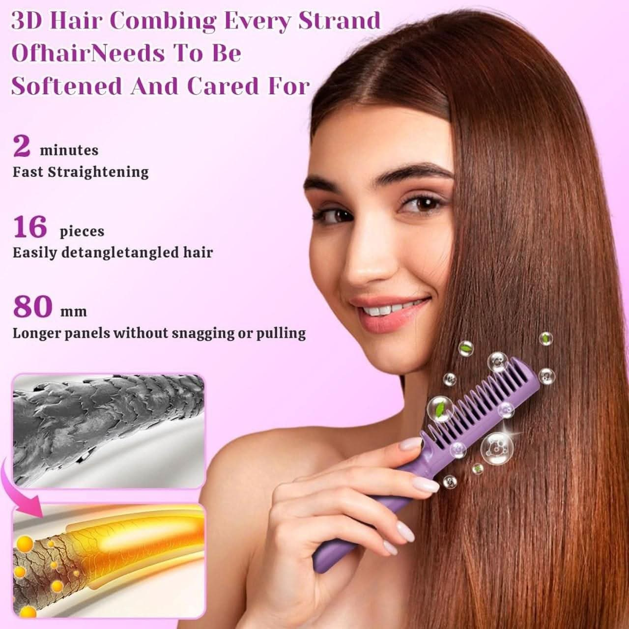 Portable Mini Hair Straightener - LustMia