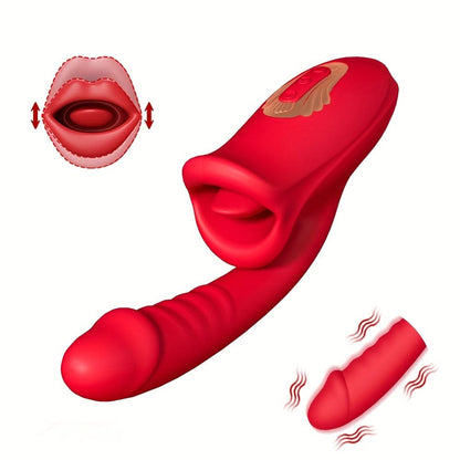 10mode Rose Vibrator for Gspot Stimulation Waterproof Massager - LustMia