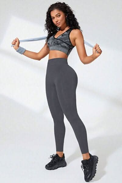 High Waist Active Leggings - LustMia