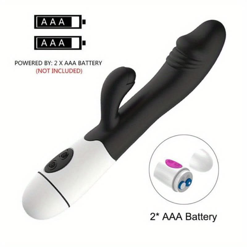 1pc AV Stick Vibrator 30 Frequencies Double Head Clitoris Vagina Masturbation Vibrator Massage Stick Sex Toy For Women - LustMia