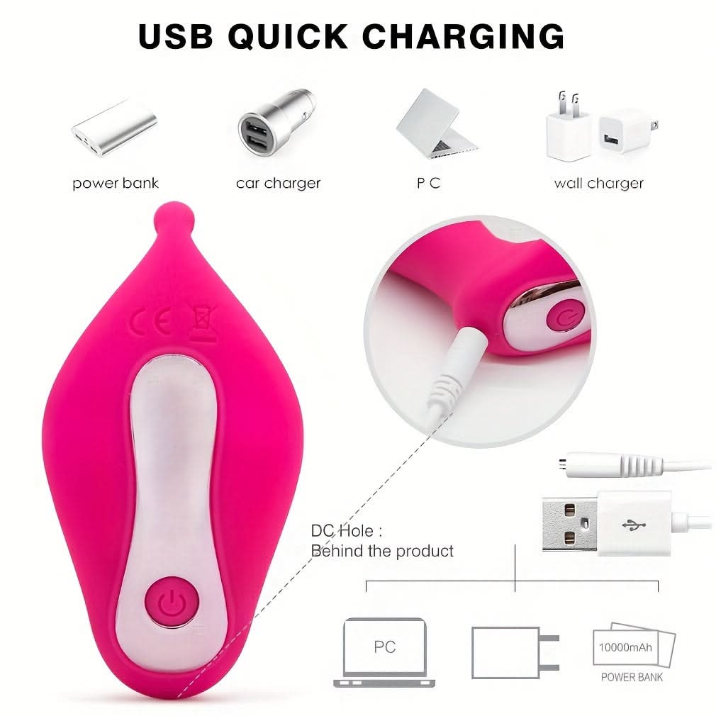 12 Vibrating Modes Wearable Panties Vibrator Adult Sex Toys Mini Butterfly Vibrator with Remote Control Clitoris Vagina G Spot Dildo Vibrator Electric Dual Motor Vibrating Clitoral Stimulator for Couples Women Men - LustMia