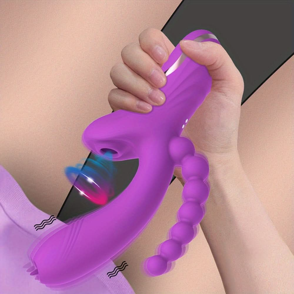 1pc Fully Automatic Rechargeable Vibrator, High - power Female AV Vibrator, Waterproof Adult Toy Sex Toys For Couples - LustMia