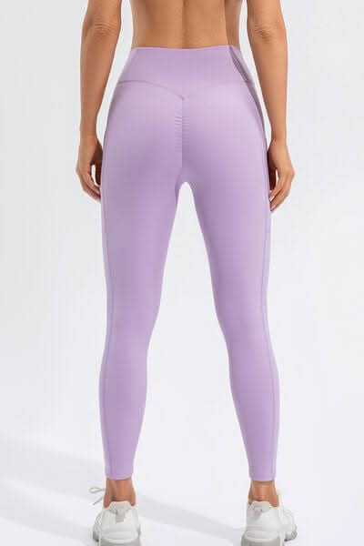 High Waist Active Leggings with Pockets - LustMia