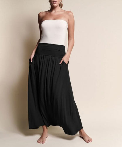 BAMBOO YOGA MAXI SKIRT - LustMia