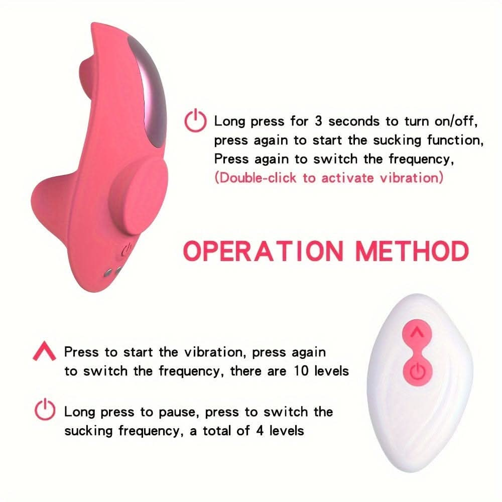 RemoteControlled Wearable Butterfly Vibrator with Discreet Design - LustMia