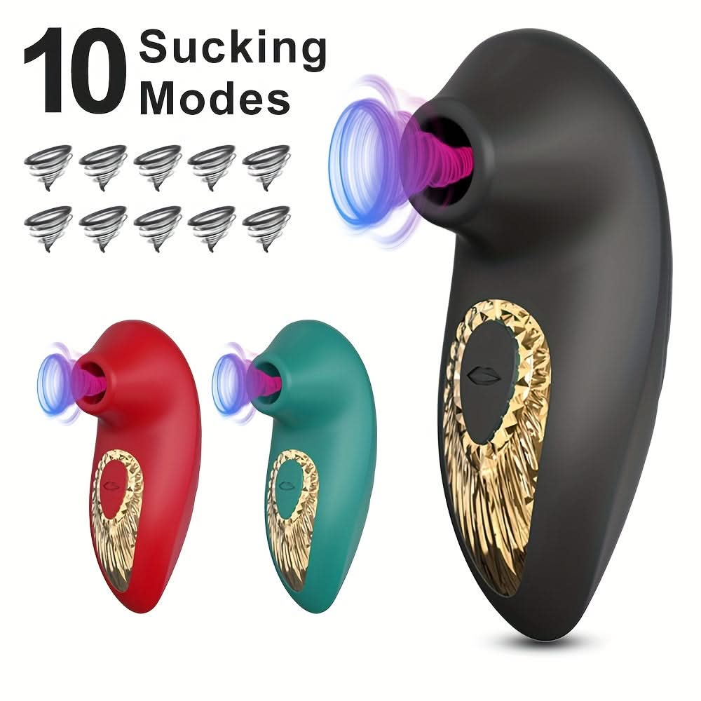 1pc Clitoris Sucker Vibrator 10 Frequency Sucking Clitoral Vacuum Stimulator Nipple Vibration Female Sex Toys For Adults Magnetic Suction Charging - LustMia