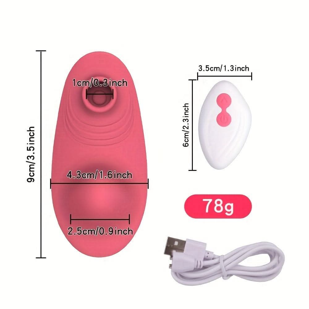 Ultrathin remote control panty vibrator for discreet pleasure - LustMia