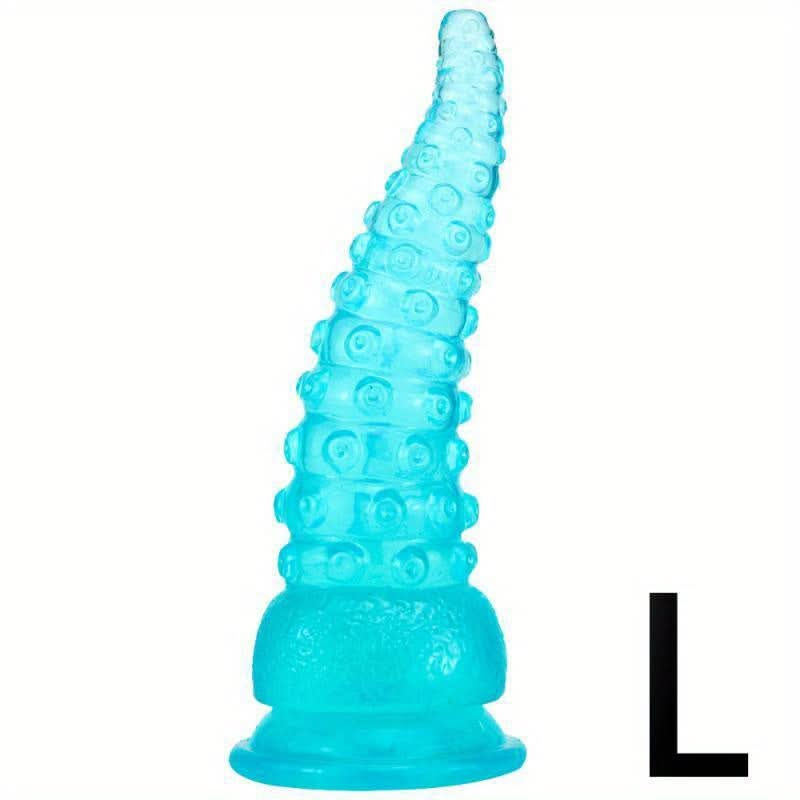 1pc High - quality Soft PVC Octopus Tentacle Butt Plug Dildo, Creative Shape Anal Plug With Powerful Suction Cup, Sex Toy For Men And Women - LustMia